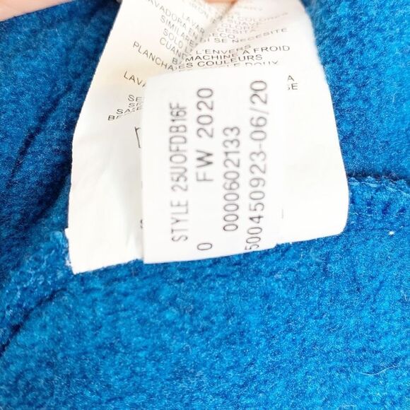 Under Armour Boys Fleece 1/2 Zip Pocket in Graphite Blue Youth Size YLG Large - Picture 8 of 8